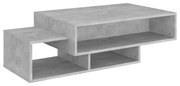 vidaXL Salontafel 105x55x32 cm spaanplaat betongrijs