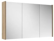 Saniclass Prime Spiegelkast - 100x63x16cm - inclusief zijpanelen - eiken SW1212817/SW812072