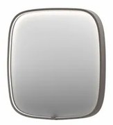 INK SP31 spiegel - 80x4x80cm contour in stalen kader incl dir LED - verwarming - color changing - dimbaar en schakelaar - geborsteld RVS 8409823