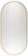 Haceka Deco ovale spiegel 40x80cm goud geborsteld