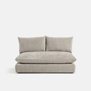 Modulaire 2-zitsbank. Malo fluweel met structuur