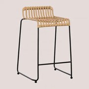 Aroa Hoge Tuinkruk Van Synthetisch Rotan (77,5 Cm) ↑65 Cm & Zwart - Sklum