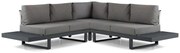 Hoek loungeset 5 personen Aluminium Grijs  Lifestyle Garden Furniture Lorenzo
