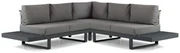 Hoek loungeset 5 personen Aluminium Grijs  Lifestyle Garden Furniture Lorenzo