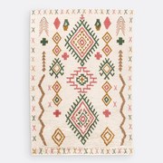 Vloerkleed berberstijl, in wol, Tobi