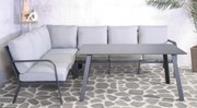 Garden Interiors Hoek Loungeset - Pancho - Aluminium - Antraciet - Garden Interiors