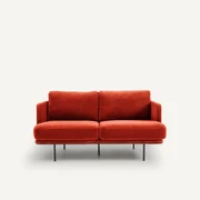 Bank in fluweel, 2-zit, Antoine design E. Gallina
