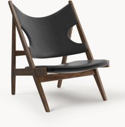 Leren loungefauteuil Knitting