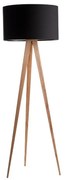 Zuiver Tripod Wood Design Vloerlamp Driepoot Hout-zwart