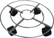 Bloempothouder op wielen - Diameter 31 cm