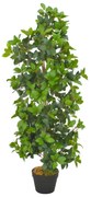 vidaXL Kunstplant met pot laurierboom 120 cm groen