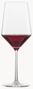 Set van 2 kristallen rode wijnglazen Pure