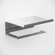 Ozean Eternal Toiletrolhouder - plateau - chroom TRH Shelf Chrome