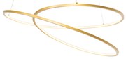 Design hanglamp goud 72 cm incl. LED 3-staps dimbaar - Rowan