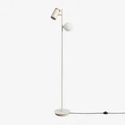 Vloerlamp Met 2 Lichtpunten Amaranto Tapioca Beige - Sklum