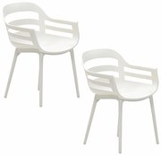 Garden Impressions Sunny tuinstoel zand - 2 stuks