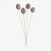 Set Van 4 Mintola Decoratieve Gedroogde Takken Gris - Madera Natural - Sklum