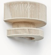 Grote wandlamp Lace van linnen draad