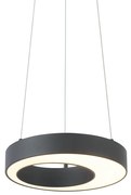 Moderne hanglamp zwart 35cm 3-staps dimbaar - Organici