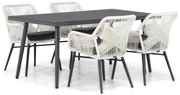 Tuinset 4 personen 170 cm Rope Wit Lifestyle Garden Furniture Advance/Valencia