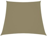 vidaXL Zonnezeil trapezium 2/4x3 m oxford stof beige