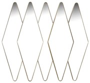 Dutchbone Kyoko Messing Spiegel Ruit Vorm - 77x70cm
