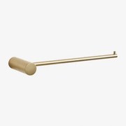 Wandhanddoekhouder Met Stang ↔︎20 Cm Voor Badkamer In Roestvrij Staal Devon Geborsteld Goud - Sklum