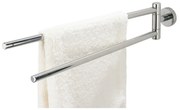 Tiger Boston Handdoekhouder - 51cm - dubbel - draaibaar - geborsteld RVS 308730346
