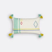 Rechthoekige kussenhoes in katoen, Sajia