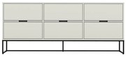 Tenzo Lipp Scandinavisch Dressoir Wit - 176x43x76cm.