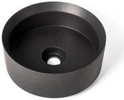 Bliss Dogma waskom - 38x38x12cm - rond - Quartz zwart 3430403