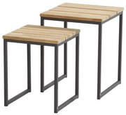 4 Seasons Outdoor | Essence salontafel klein  Bijzettafel    antraciet weerbestendig