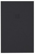 ZEZA Grade douchevloer - 90x90cm - antislip - antibacterieel - mineraalmarmer - vierkant - mat zwart 400000000000019845