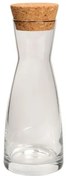 Karaf met kurk, glas, 0,5 L