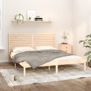 vidaXL Bedframe massief hout 180x200 cm 6FT Super King