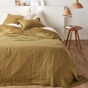 Beddensprei in gewassen linnen, Linange