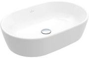 Villeroy & Boch Architectura waskom 60x40x15.5cm Ovaal met overloopgat Wit Alpin glans Ceramic 5A266001