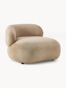Niervormige loungefauteuil Alba