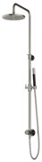 Hotbath Cobber M438 stortdouche met staafhanddouche en 20cm hoofddouche nikkel geborsteld