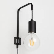 Alli Wandlamp Zwart - Sklum