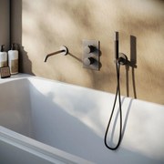 Saniclear Iron Pro inbouw badkraan verouderd ijzer - gunmetal