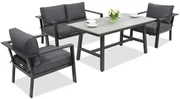 Aluminium tuinmeubelen Sydney 4 Garden Point antracyt
