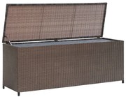 vidaXL Tuinbox 120x50x60 cm poly rattan bruin