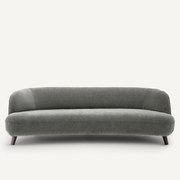 5-zitsbank in stonewashed fluweel, Rosebury design E. Gallina