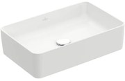 Villeroy & Boch Collaro opzetwastafel rechthoekig 56x36cm zonder overloop zonder kraangat wit 4A205601