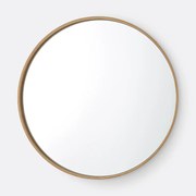 Ronde spiegel met eikenhoutfineer Ø100 cm, Alaria