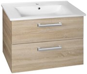 Aqualine Vega onderkast 72x43.6x58cm eiken