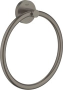 Grohe Essentials Handdoekring 18x4,4x20,1 cm Hard Graphite Geborsteld