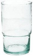 Glas, gerecycled glas, handgeblazen, 550 ml