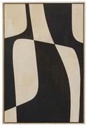 Kare Design Classic Shape Blacky Schilderij Japandi